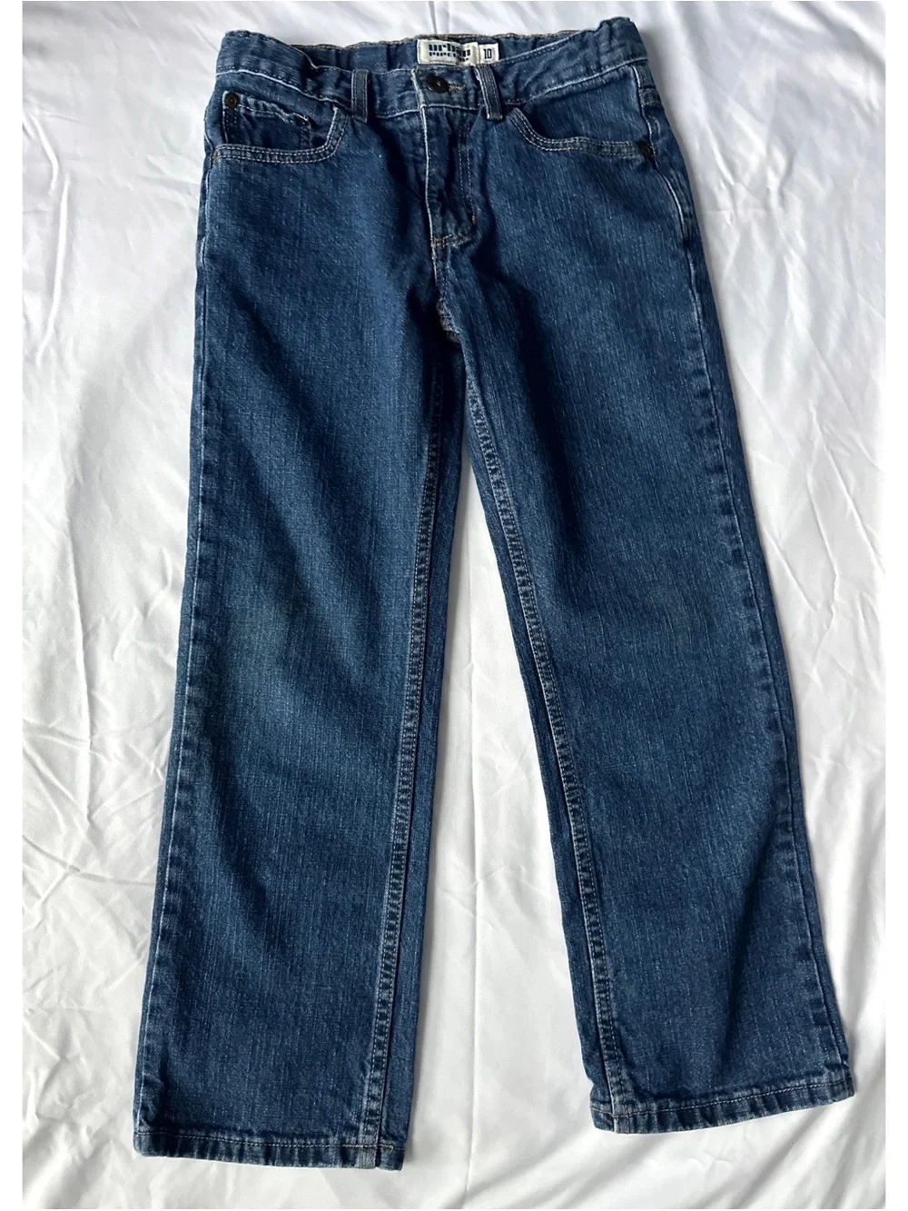 urban pipeline Boys Dark Blue Straight-Leg Jeans